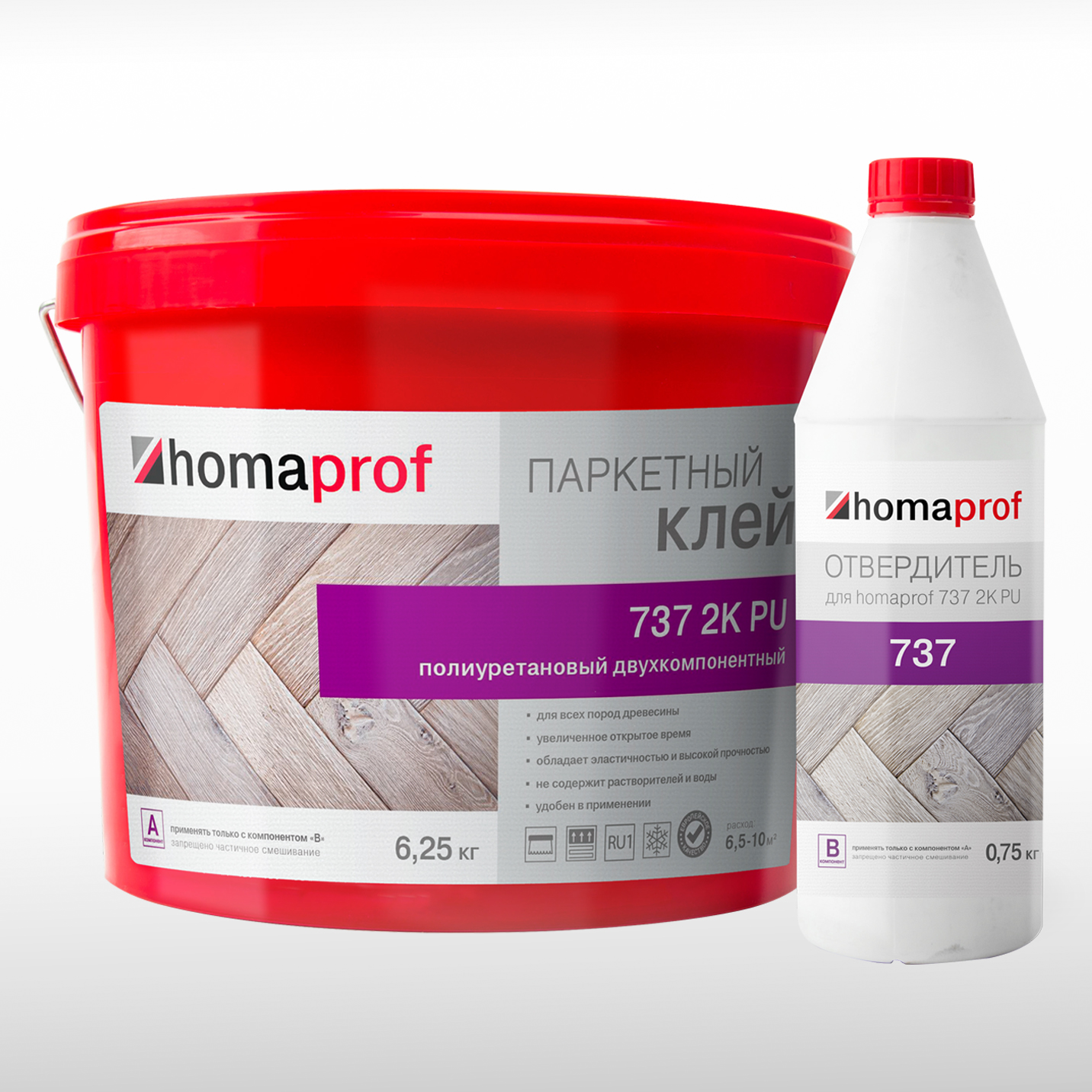 homaprof 737 2K PU ���� ��� �������, �������������� - 7 �� �� ������������ ������������� � �����-����������