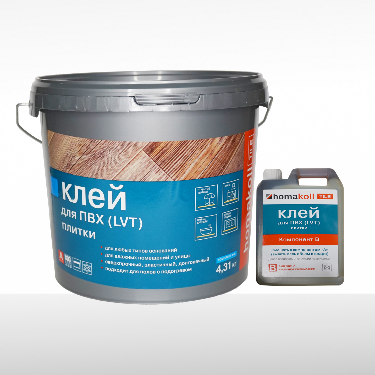 homakoll TILE 2� PU ���� ��� ��� (LVT) ������ �� ������������ ������������� � �����-����������