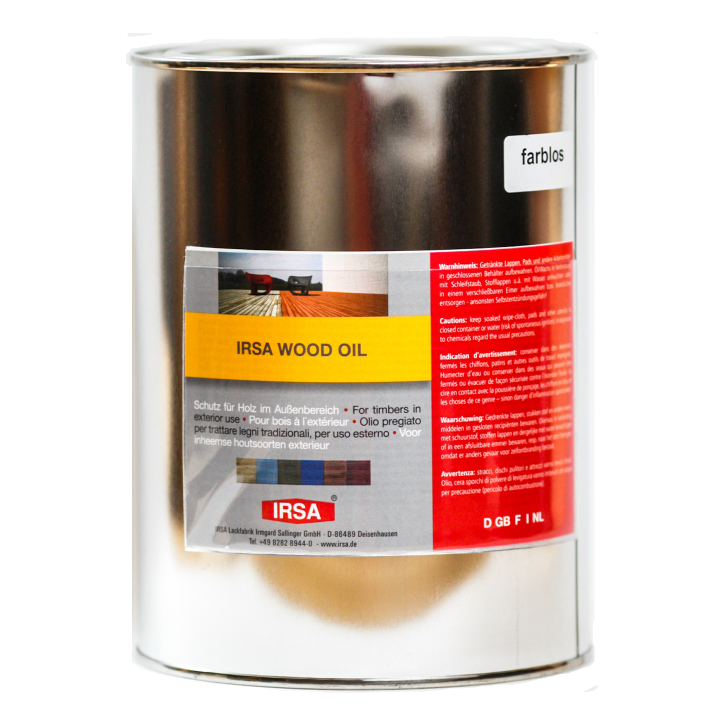 ���������� ����� ��� �������� ����� IRSA Wood Oil 2,5� �� ������������ ������������� � �����-����������